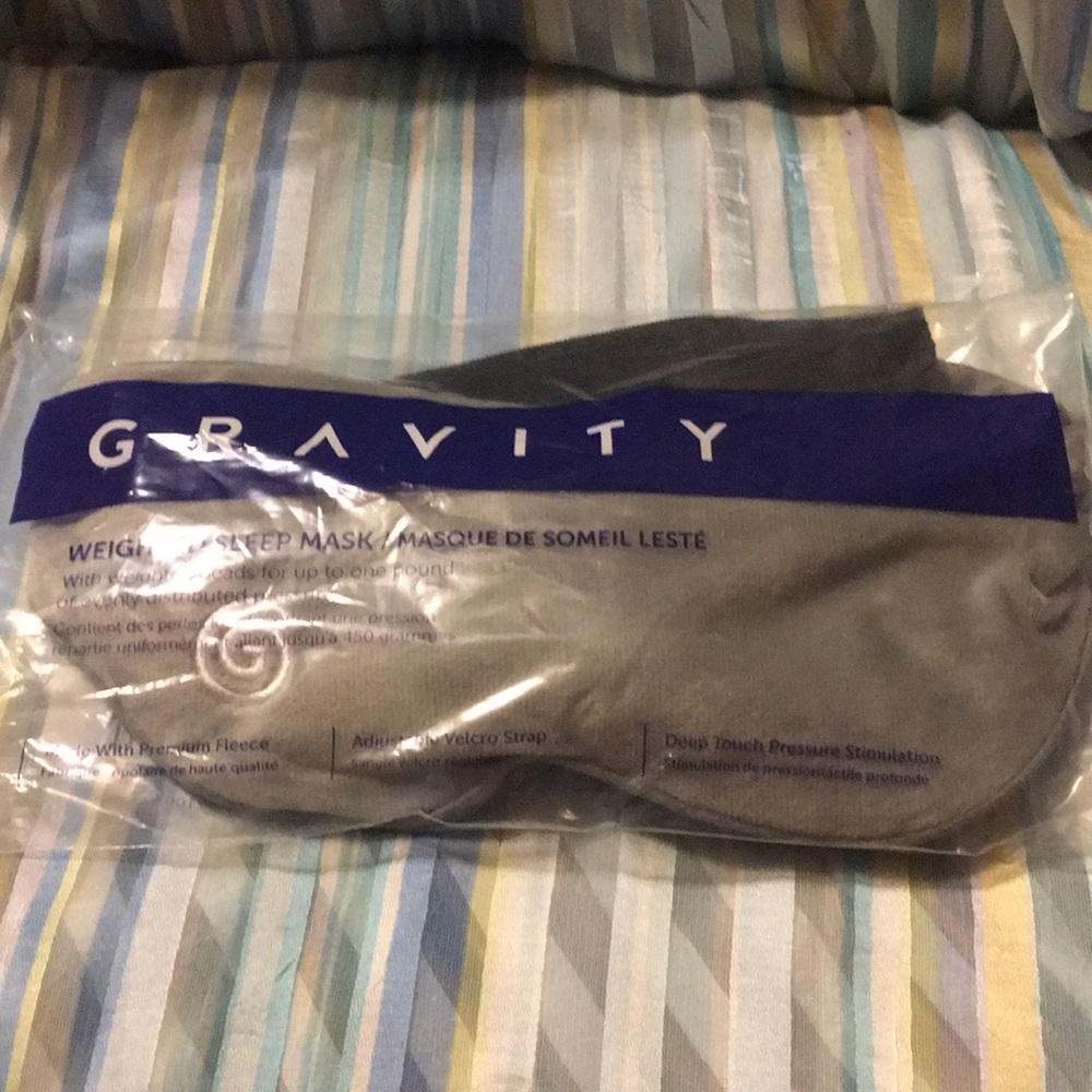 Weighted sleep mask by GRAVITY
